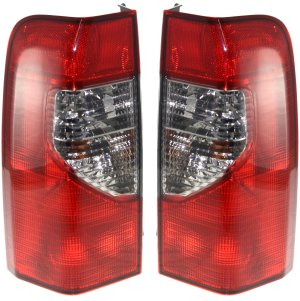 Tail Light Assembly Pair/Set for 2000-2001 Nissan XTERRA, Right (Passenger) and Left (Driver) Side, Replacement