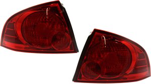 Tail Light Assembly Pair/Set for Nissan Sentra 2004-2006, Right (Passenger) and Left (Driver), Replacement