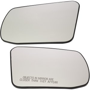 Mirror Glass Pair/Set for Nissan Altima 2007-2013, Right (Passenger) and Left (Driver), Non-Heated, with Backing Plate, without Signal Light, for 2.5L Engine, Fits Coupe 2008-2013 & Sedan 2007-2012 without Convenience Package, Replacement