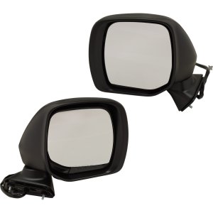 Power Heated Manual Folding Mirror Pair/Set for Nissan Quest 2011-2017, Paintable Right (Passenger) and Left (Driver), without Signal Light, Replacement