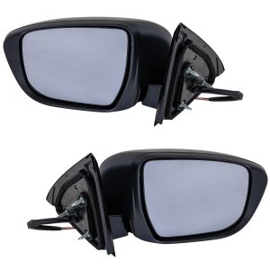 Power Mirror Pair/Set for 2018-2020 Nissan Pathfinder, Manual Folding, Non-Heated, Paintable, with Signal Light, without Around View Monitor and Memory, Right (Passenger) and Left (Driver) Replacement