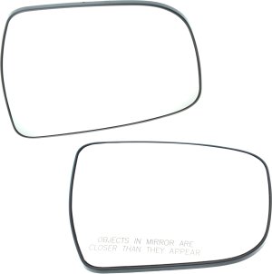 Pair/Set - Mirror Glass Right (Passenger) and Left (Driver) for Nissan Frontier 2022-2022, Murano 2015-2023, Rogue 2014-2020, Non-Heated, Non-Towing, Replacement Set