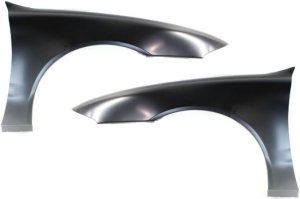 Front Fender Replacement Pair/Set for Oldsmobile Alero (1999-2004), Right (Passenger) and Left (Driver), Primed (Ready to Paint), Suitable for Coupe/Sedan