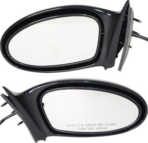 Power Mirror Pair/Set for 1999-2004 Alero, Right (Passenger) and Left (Driver), Manual Folding, Heated, Paintable, without Auto Dimming, BSD, Memory, with Signal Light, Replacement