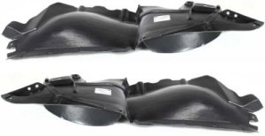 Front Fender Liner Pair/Set for 1999-2005 Pontiac Grand AM SE Model, Right (Passenger) and Left (Driver) Front Section Replacement
