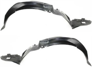 Front Fender Liner Pair/Set for 2005-2010 Pontiac G6, Right (Passenger) and Left (Driver), Replacement