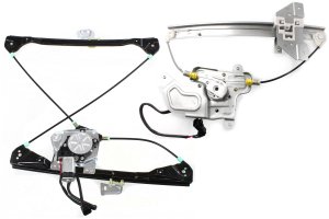 Front and Rear Window Regulator with Motor Set for Oldsmobile Alero 1999-2004 & Grand AM 1999-2005, Right (Passenger), Power Replacement