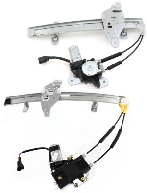 Front and Rear Window Regulator Power Set with Motor for Pontiac Grand Prix 1997-2003 Right (Passenger) Side Replacement