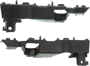 Front Bumper Retainer Pair/Set for Audi A6/A6 Quattro 2012-2018, S6 2013-2018 - Right (Passenger) and Left (Driver) Side Cover Guide - Replacement