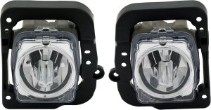 Front Fog Light Assembly for 2014-2016 Acura MDX, Right (Passenger) and Left (Driver), Replacement Pair/Set