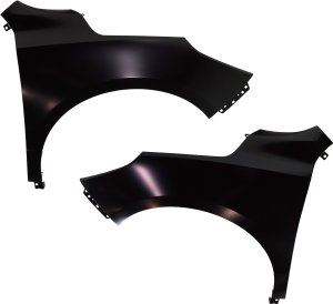 Front Fender Pair/Set for Acura MDX 2017-2020, Right (Passenger) and Left (Driver), Primed (Ready to Paint), Aluminum Replacement
