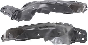 Front Fender Liner Pair/Set for 2013-2015 ILX, Right (Passenger) and Left (Driver), with Insulation Foam, Replacement