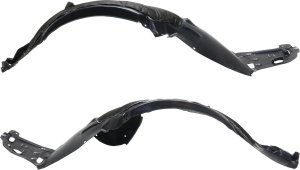 Front Fender Liner Pair/Set for Acura TLX 2015-2017, Right (Passenger) and Left (Driver), Pair/Set of 2 Replacement