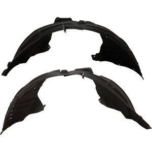 Front Fender Liner Pair/Set for Audi SQ5 2018-2020, Right (Passenger) and Left (Driver), Rear Section, Vacuum Form, Replacement
