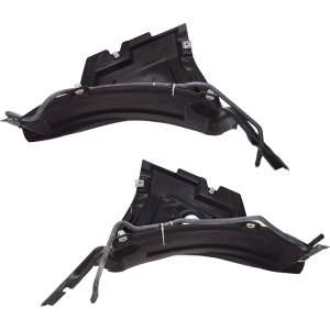 Front Fender Liner Pair/Set for Audi A6/S6 2016-2018, Right (Passenger) and Left (Driver) Front Section, Air Extension Spoiler Replacement