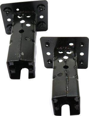 Front Bumper Bracket Pair/Set for Buick Trax 2013-2022/Encore 2013-2022, Right (Passenger) and Left (Driver) Side, Energy Absorber, Steel, Replacement