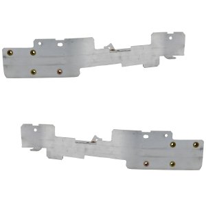 Front Bumper Bracket Pair/Set for BMW X5 (2014-2018), X6 (2015-2019) with M Sport Line Including Right (Passenger) & Left (Driver) Headlight Support, Replacement