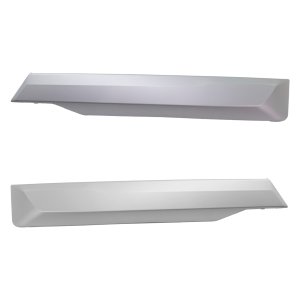Front Bumper Grille Molding Pair/Set for 2018-2021 BMW X3 30I Model, Primed (Ready to Paint) Silver, XLine w/o M Sport Package, Includes Right (Passenger) and Left (Driver) Moldings, Replacement