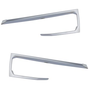 Front Bumper Grille Molding Pair/Set for BMW X5 2019-2023, Lower Chrome, Luxury Line, Without M Sport Package Right (Passenger) and Left (Driver) Replacement