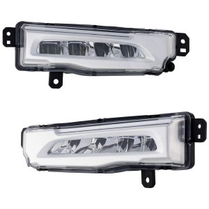 Pair/Set - Front Fog Light Assembly for 2019-2023 BMW X5 / 2019-2022 BMW X7, Right (Passenger) and Left (Driver), LED, Suitable for X7 2019-2022 with M Sport Package 40i and 50i/M50i Model, Replacement