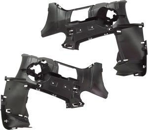 Fog Light Bracket Pair/Set for BMW X1 2017-2019, Right (Passenger) and Left (Driver), with M Package, Replacement