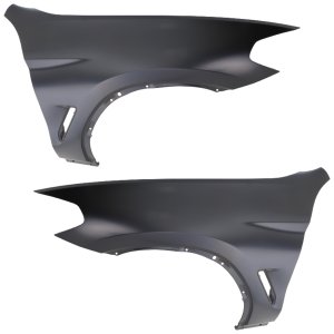 Front Fender Replacement Pair/Set for BMW X3 2018-2023 / X4 2019-2021, 30i/M40i Models, Right (Passenger) and Left (Driver), Primed (Ready to Paint), Aluminum