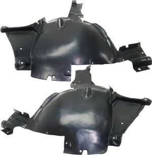 Front Fender Liner 2-Piece Pair/Set for BMW X5 2014-2018, Left (Driver) and Right (Passenger) Rear Section Replacement