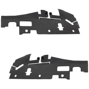 Radiator Support Side Air Baffle Pair/Set for 2008-2012 Buick Enclave, Right (Passenger) and Left (Driver) Side, Replacement