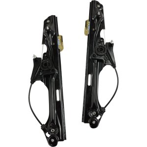Front Window Regulator Pair/Set for BMW X3 2014-2017 Right (Passenger) and Left (Driver), Power, without Motor, Replacement