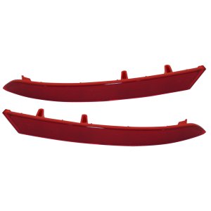 Rear Bumper Reflector Right (Passenger) and Left (Driver) for BMW X3 2018-2021, Pair/Set of 2, without M Sport Line, for 30I Model Replacement