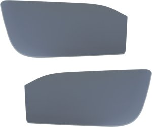 Pair/Set - BMW X5 2002-2006 Rear Bumper Support for Right (Passenger) and Left (Driver), Inner, Primed (Ready to Paint), Compatible with 4.6L/4.8L Engine - Replacement Set