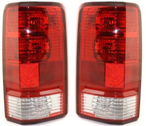 Tail Light Replacement Pair/Set for Dodge Nitro 2010-2011, Right (Passenger) and Left (Driver), Lens and Housing Included