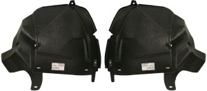 Front Fender Liner Pair/Set for 2006-2010 Ford Explorer, Includes Right (Passenger) and Left (Driver) Sections, Replacement