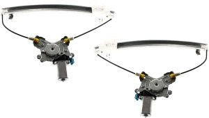 Front Window Regulator for Hyundai Optima 2002-2006/Sonata 1999-2005, Right (Passenger) and Left (Driver), Pair/Set of 2, Replacement Set