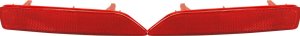 Rear Bumper Reflector Light Pair/Set for 2007-2009 Honda CR-V, 2010-2015 Acura RDX - Right (Passenger) and Left (Driver) Sides Replacement