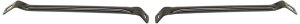 Radiator Support Center Crossmember Brace Pair/Set for 2005-2010 Jeep Grand Cherokee, Right (Passenger)=Left (Driver), Steel Replacement