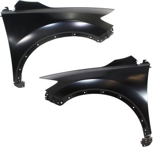 Front Fender Pair/Set for Mazda CX-9 2007-2015, Right (Passenger) and Left (Driver), Primed (Ready to Paint), Steel Replacement