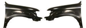 Front Fender Pair/Set for Toyota Sequoia 2005-2007, Right (Passenger) and Left (Driver), Primed (Ready to Paint) Replacement