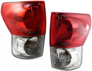Tail Light Assembly for Toyota Tundra 2007-2009, Right (Passenger) and Left (Driver), Replacement Pair/Set