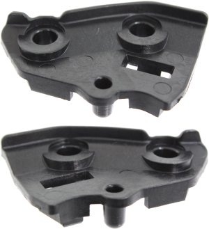 Front Bumper Bracket Pair/Set for Chevrolet Malibu 2008-2012, Right (Passenger) and Left (Driver) Inner Cover Bracket, Excludes 2008 Classic, Replacement