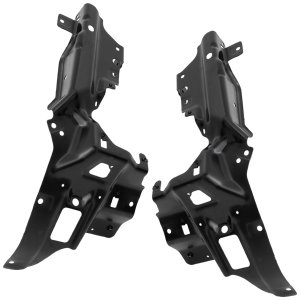 Front Bumper Bracket Pair/Set for 2020-2023 Chevrolet Silverado 2500/3500 - Right (Passenger) and Left (Driver) Outer Replacement
