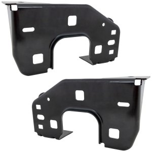 Front Bumper Bracket Pair/Set for 2019-2023 Chevrolet Silverado/GMC Sierra 1500, Right (Passenger) and Left (Driver), Inner, Steel, Replacement
