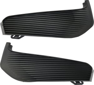 Fog Light Cover Pair/Set for Chevrolet Malibu 2016-2018, Right (Passenger) and Left (Driver) Side, Black Replacement 