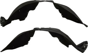 Front Fender Liner Pair/Set for 2018-2021 Chevrolet Traverse, Right (Passenger) and Left (Driver) Sides, Replacement
