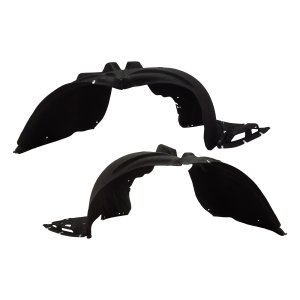 Front Fender Liner Pair/Set for 2019-2023 Chevy Malibu, Right (Passenger) and Left (Driver), Polyethylene Terephthalate, Thermo Form, Excluding Hybrid Model - Replacement
