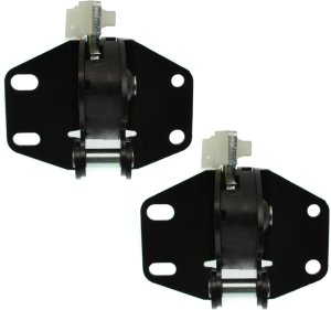 Rear Door Latch Control Pair/Set for Chevrolet Sierra/Silverado 1999-2006, Right (Passenger) and Left (Driver), Lower, 3-Door/4-Door, Extended Cab, includes 2007 Classic Replacement