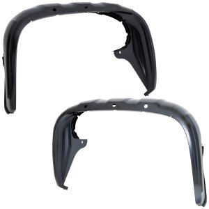 Rear Wheel Opening Molding Pair/Set for Chevrolet Silverado Pickup 2007-2013, Silverado 3500 (Single Rear Wheels), GMC Sierra 2500/3500 2011-2014 (Long Bed), Right (Passenger) and Left (Driver) Replacement