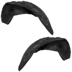 Pair/Set - Rear Fender Liner Wheelhouse for Chevrolet Suburban/GMC Yukon XL 2015-2020, Left (Driver) and Right (Passenger), Plastic, Vacuum Form, 4WD (Four-Wheel Drive) Replacement