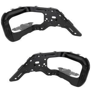 Rear Bumper Bracket Pair/Set for Chevrolet Silverado 2500/3500 HD 2020-2023, Right (Passenger) and Left (Driver) Replacement