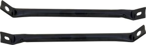 Black Rear Bumper Bracket Pair/Set for Chevrolet Silverado/GMC Sierra 1500, 2019-2023 Right (Passenger) and Left (Driver) Replacement